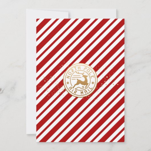 We zijn terug Elf Letter Kaart (Achterkant)