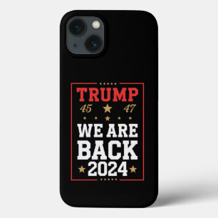 We zijn terug Trump VS Vlag Verkiezing Winnaar 47e iPhone 13 Hoesje