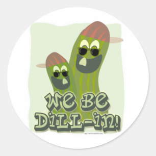 We zijn uit de kunst! ronde sticker