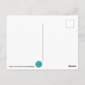 We zijn van onze rotzakken af briefkaart (Achterkant)