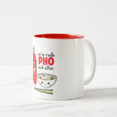 We zijn van PHO. Tweekleurige Koffiemok (Voorkant rechts)