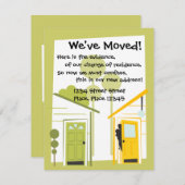 We zijn verhuisd. aankondiging (Voorkant / Achterkant)