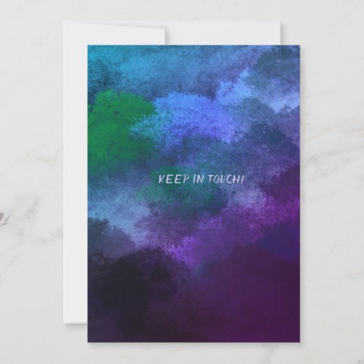 We zijn verhuisd aankondiging (Achterkant)