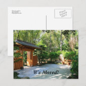 We zijn verhuisd. aankondigingskaart (Voorkant / Achterkant)