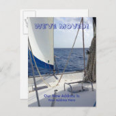 We zijn verhuisd aankondigingskaart (Voorkant / Achterkant)