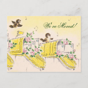 We zijn verhuisd. aankondigingskaart
