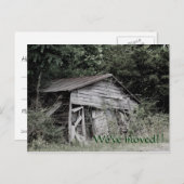 "We zijn verhuisd" Adreswijziging Post Kaart (Voorkant / Achterkant)