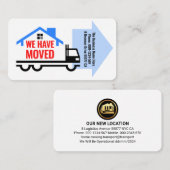 WE ZIJN verhuisD bedrijf Visitekaartje (Voorkant / Achterkant)