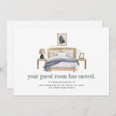 We zijn verhuisd Boho Chic Verhuizing Aankondiging (Voorkant / Achterkant)