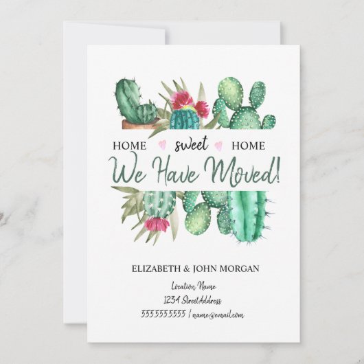 We zijn verhuisd, Cactus Polka Dots (Voorkant)