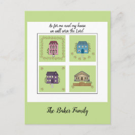 We zijn verhuisd - geloof gebaseerd Zoals voor mij Briefkaart