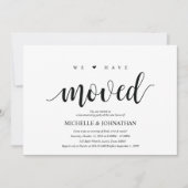 We zijn verhuisd, Housewarming party uitnodigingsk Kaart (Voorkant)