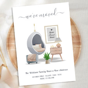 We zijn verhuisd l Clean Waterverf verandering van Aankondiging