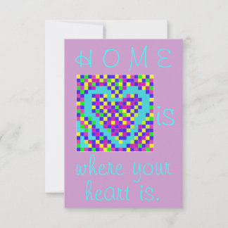 We zijn verhuisd. lege regels 1 kaart