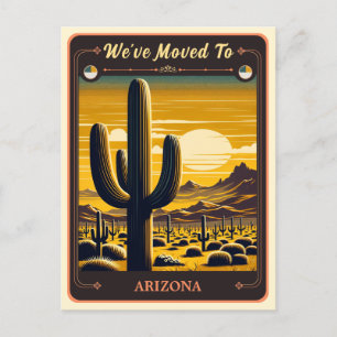 We zijn verhuisd naar Arizona BRIEFKAART