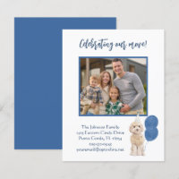 We zijn verhuisd naar Celebrating Dog Family Photo