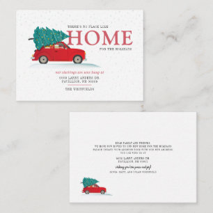 We Zijn Verhuisd Naar Een Nieuw Vakantiehuis Notitiekaartje