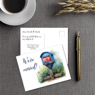 We zijn verhuisd naar een nieuwe brievenbus briefkaart