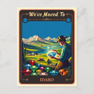 We zijn verhuisd naar Idaho    BRIEFKAART
