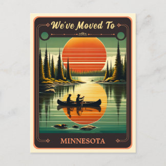 We zijn verhuisd naar Minnesota |  BRIEFKAART