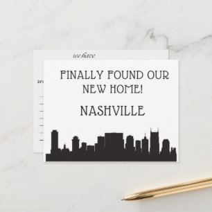 We Zijn Verhuisd naar Nashville Briefkaart