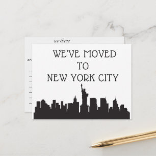 We Zijn Verhuisd naar New York City Briefkaart