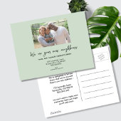 We zijn verhuisd naar Photo Briefkaart Hallo –