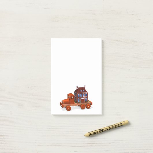 we zijn verhuisd post-it® notes (Op bureau)