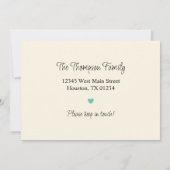 We zijn verhuisd! Staat naar staat aankondiging (Achterkant)