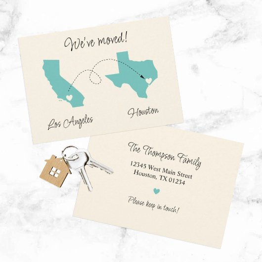 We zijn verhuisd! Staat naar staat aankondiging