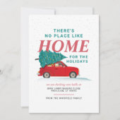 We zijn verhuisd voor de Feestdagen Moving Announc Kaart (Voorkant)