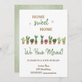 We zijn verhuisd, Waterverf Cactus (Voorkant / Achterkant)