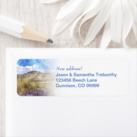 We zijn verhuisd! Wijziging van adres Aangepaste l Etiket (Insitu)