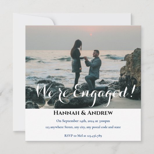 We zijn verloofd! (Voorkant)