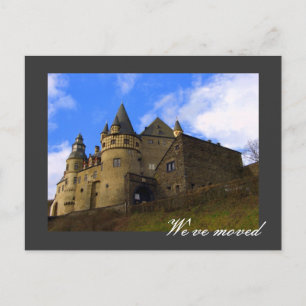 We zijn verplaatst - volledig aanpasbaar! aankondigingskaart