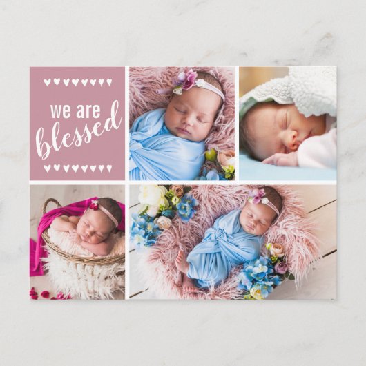 We zijn verrot | Aankondiging geboorte | Dank u we Briefkaart (Voorkant)