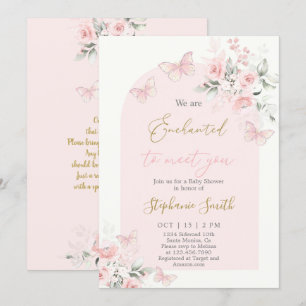 We zijn verrukt om je te ontmoeten Baby shower mei Kaart