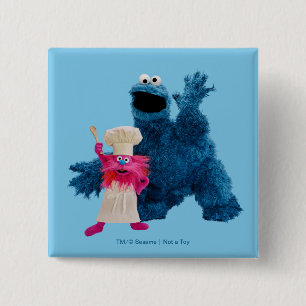 We zijn vrienden   Klassieke post Vierkante Button 5,1 Cm