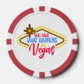 We zijn wat er gebeurt in Vegas Poker Chips (Voorkant)