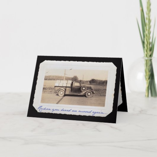 We zijn weer verhuisd... aankondiging (Voorkant)