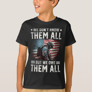 We zijn ze allemaal kwijt met de Amerikaanse vlag T-shirt