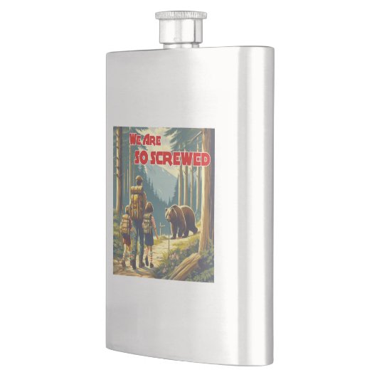 We zijn zo genaaid Beer wandelen Flacon (Links)