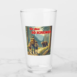 We zijn zo genaaid Beer wandelen Glas