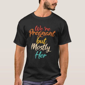 We zijn zwanger, maar vooral haar Valentijn-dag Lo T-shirt