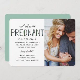 We zijn zwanger   Zwangerschap Aankondiging