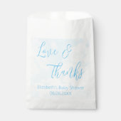 We zitten op Cloud Nine Baby shower Bedankzakje (Voorkant)