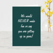 WE ZOUDEN "NOOIT" GRAPPEN MAKEN OVER JE LEEFTIJD! KAART (Gele Bloem)