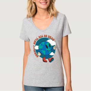 We zullen allemaal dode jongens meisjes Halloween T-shirt