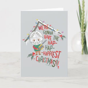 We zullen de aller-aller-gelukkigste kerst hebben feestdagen kaart