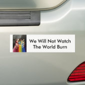 We zullen de Bumpersticker van de wereldoorlog nie (Op auto)